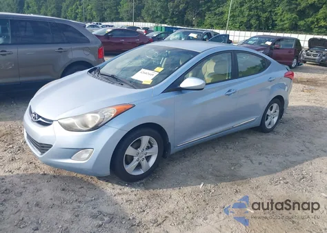 2012 Hyundai Elantra Gls (Ulsan Plant) z USA, uszkodzony, nr VIN KMHDH4AEXCU469312